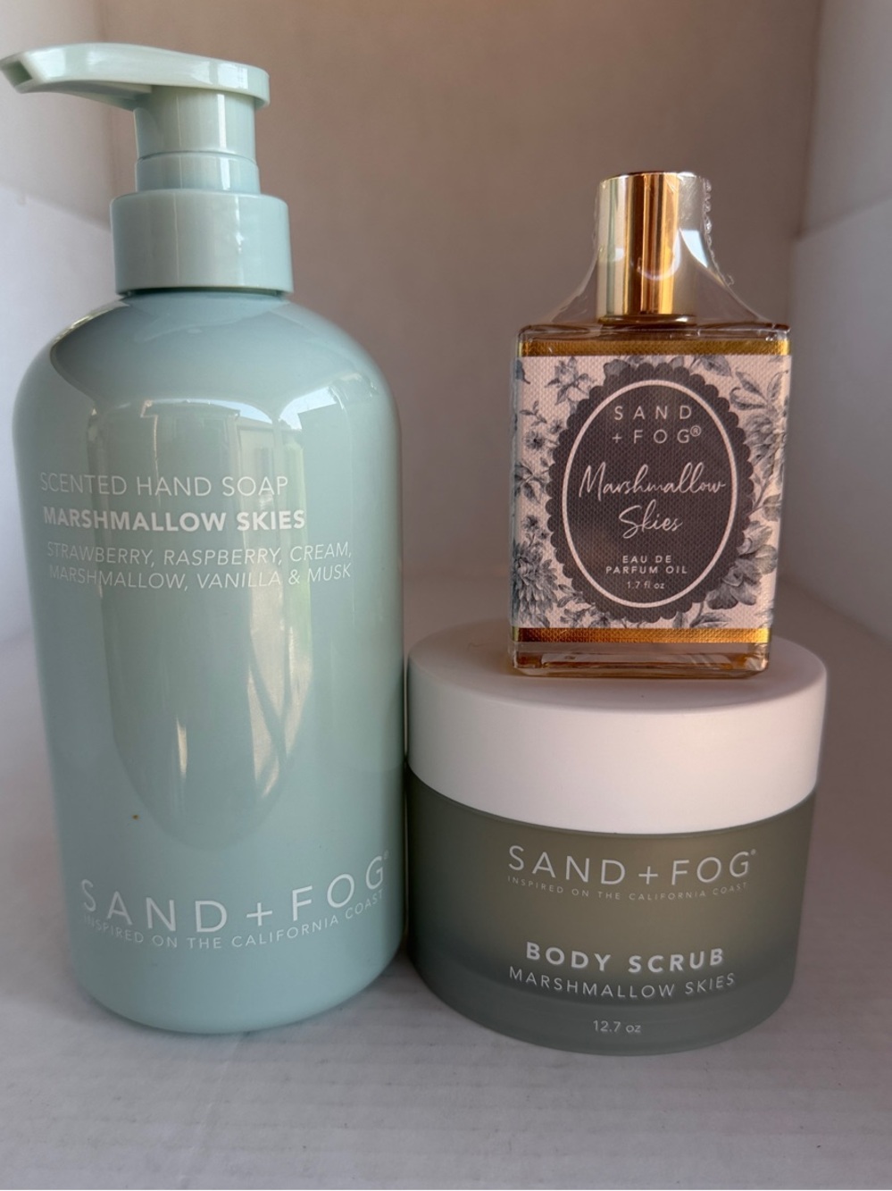 Sand + Fog 3Pc Bundle Marshmallow Skies New - Picture 8 of 9